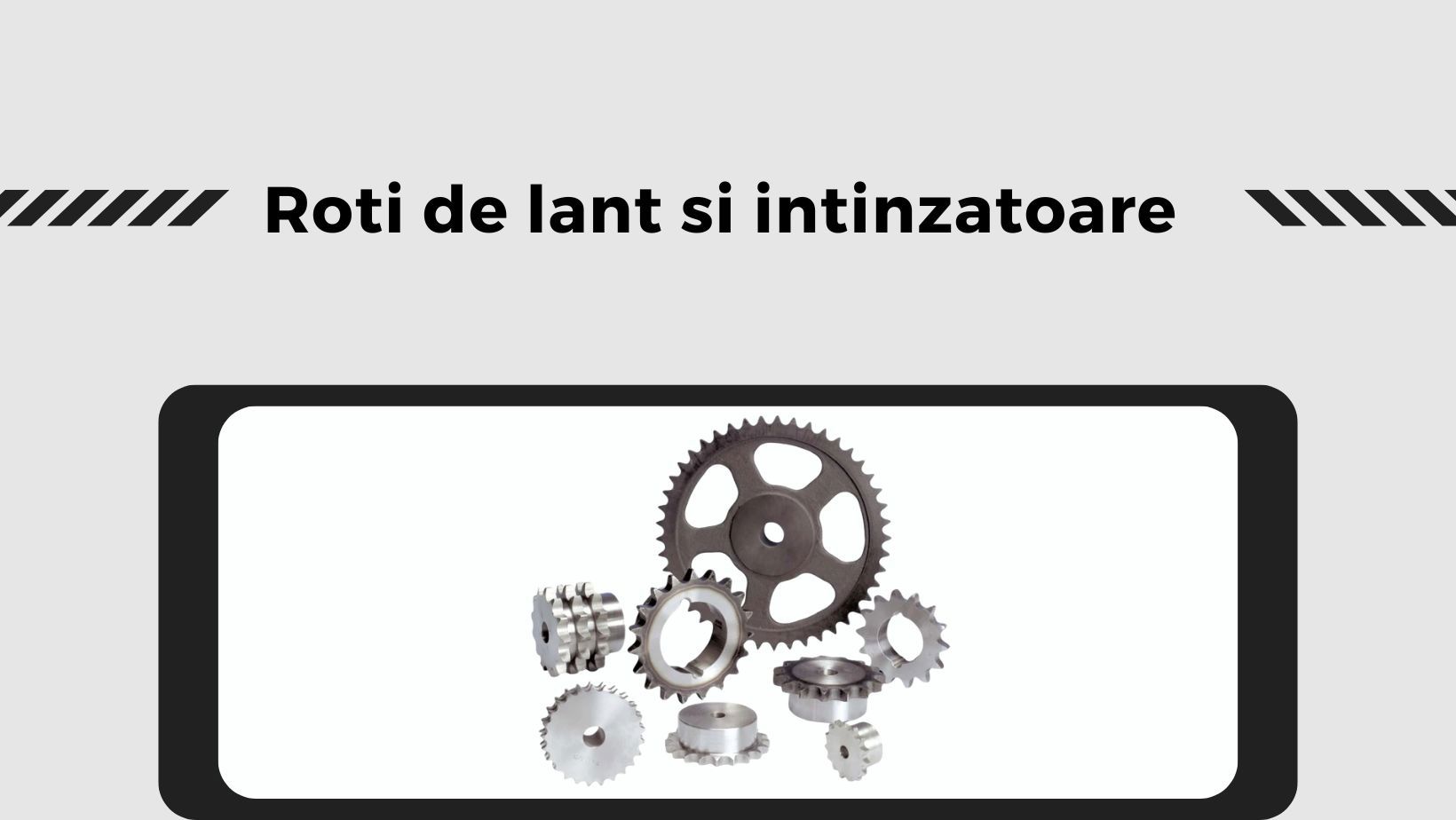 Roti de lant si intinzatoare - Piese mici, impact mare in transmisie